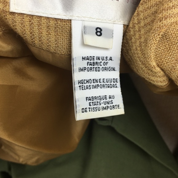 Vintage Jones New York Mustard Glen Plaid Blazer - Picture 7 of 8